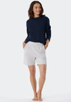 Schiesser Pants Short Heather Gray - Mix+Relax