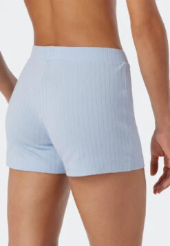 Schiesser Pants Short Interlock Organic Cotton Ribbed Look Air - Mix+Relax 7 Schiesser Pants Short Interlock Organic Cotton Ribbed Look Air - Mix+Relax -Uni Style Shop hose kurz interlock organic cotton rib optik air mix relax 179263 802 back