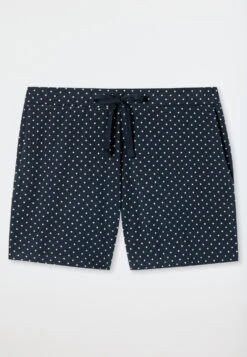 Schiesser Pants Short Polka Dots Dark Blue - Mix & Relax -Uni Style Shop hose kurz punkte dunkelblau mix relax 179388 835 detail1