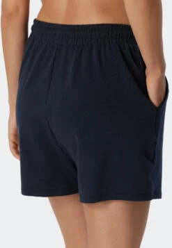 Schiesser Pants Short Tencel Sustainable Pockets Dark Blue - Mix+Relax