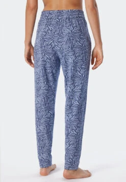 Schiesser Pants Long Flowers Multicolor - Mix+Relax -Uni Style Shop hose lang blumen multicolor mix relax 179266 904 back