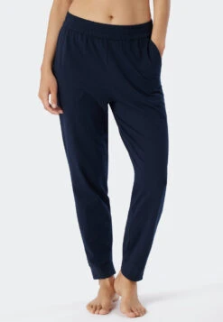 Schiesser Pants Long Dark Blue - Mix+Relax -Uni Style Shop hose lang dunkelblau mix relax 179266 803 detail2