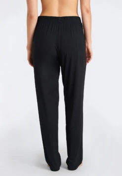 Schiesser Pants Long / Extra-long Modal Black - Mix + Relax -Uni Style Shop hose lang extra lang modal schwarz mix relax 175480 000 back