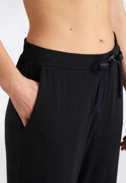 Schiesser Pants Long / Extra-long Modal Black - Mix + Relax -Uni Style Shop hose lang extra lang modal schwarz mix relax 175480 000 detail3