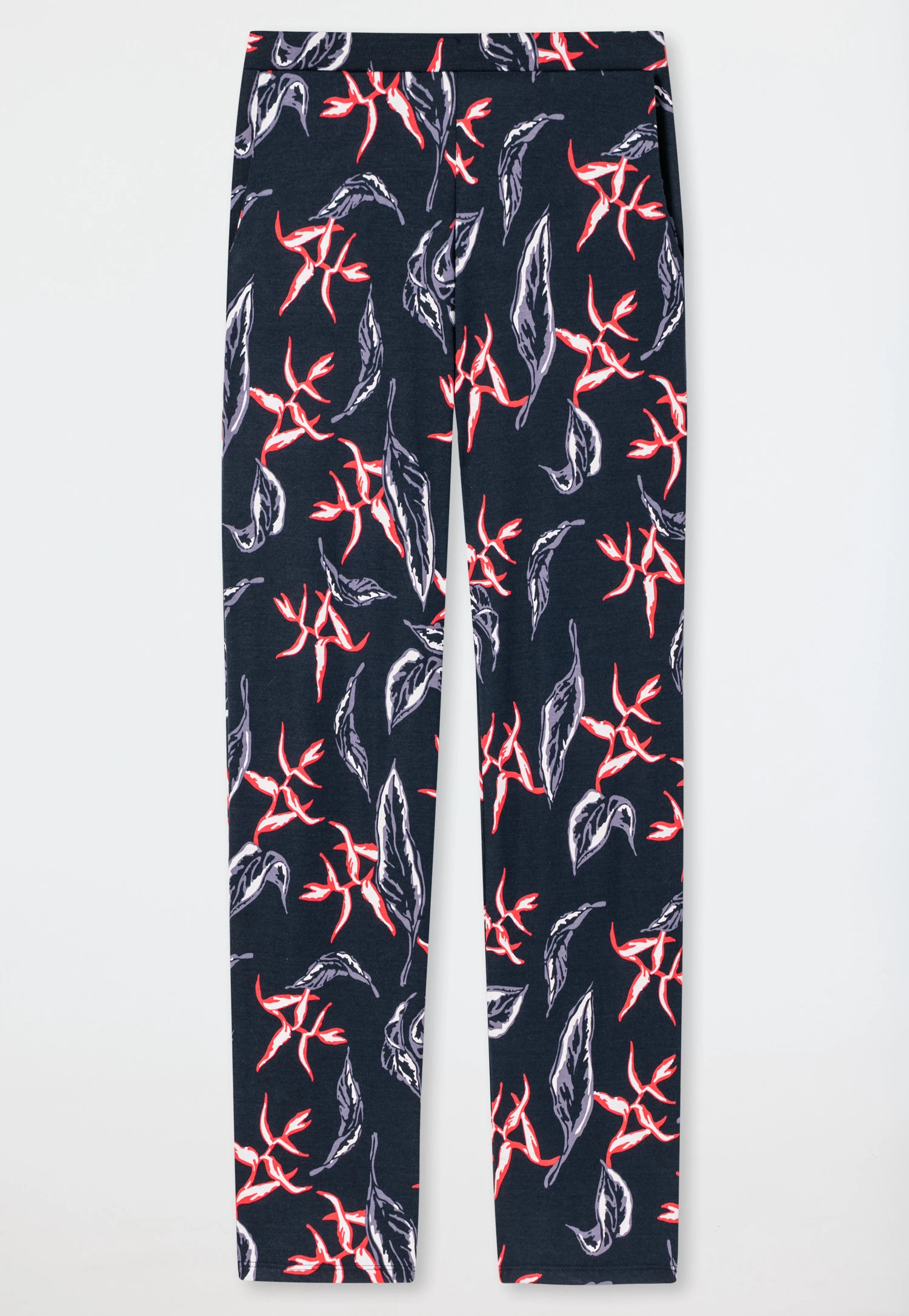 Schiesser Pants Long Modal Pockets Leaf Print Multicolor - Mix+Relax 4 Schiesser Pants Long Modal Pockets Leaf Print Multicolor - Mix+Relax - Image 4