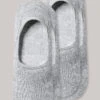 Schiesser Low Cut Socks 2-pack, Silver-gray Heather - Long Life Cool
