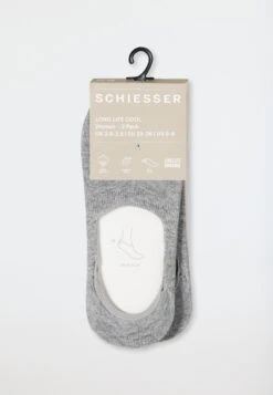 Schiesser Low Cut Socks 2-pack, Silver-gray Heather - Long Life Cool 5 Schiesser Low Cut Socks 2-pack, Silver-gray Heather - Long Life Cool -Uni Style Shop inshoe damensocken 2er pack silbergrau meliert long life cool 173013 210 detail2