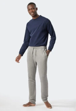 Schiesser Joggers Long Heather Gray - Revival Vincent