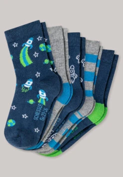 Schiesser Boys Socks 5-pack Multi-color - Astronaut