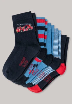 Schiesser Boys Socks 5-pack Multicolored - Feuerwehr