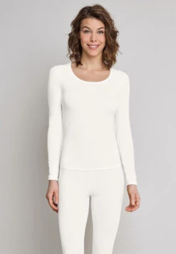 Schiesser Natural White Leggings - Personal Fit -Uni Style Shop leggings naturweiss personal fit 155415 412 front