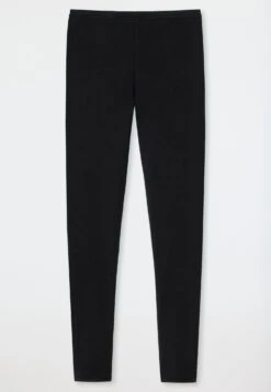 Schiesser Black Leggings - Luxury -Uni Style Shop leggings schwarz luxury 200003 000 detail1