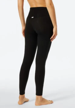 Schiesser Leggings Black - Revival Martina -Uni Style Shop leggings schwarz revival martina 177099 000 back