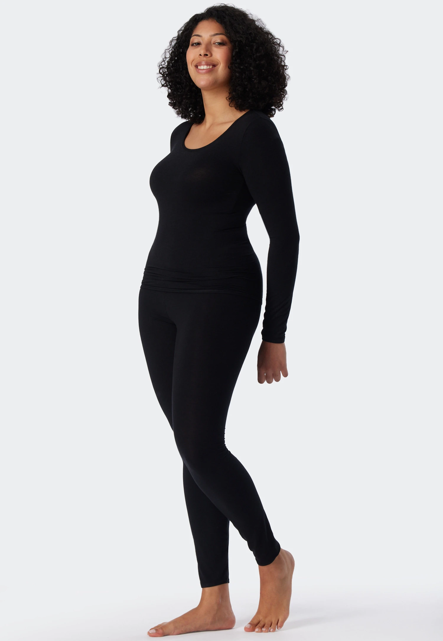 Schiesser Black Leggings - Personal Fit 3 Schiesser Black Leggings - Personal Fit - Image 3