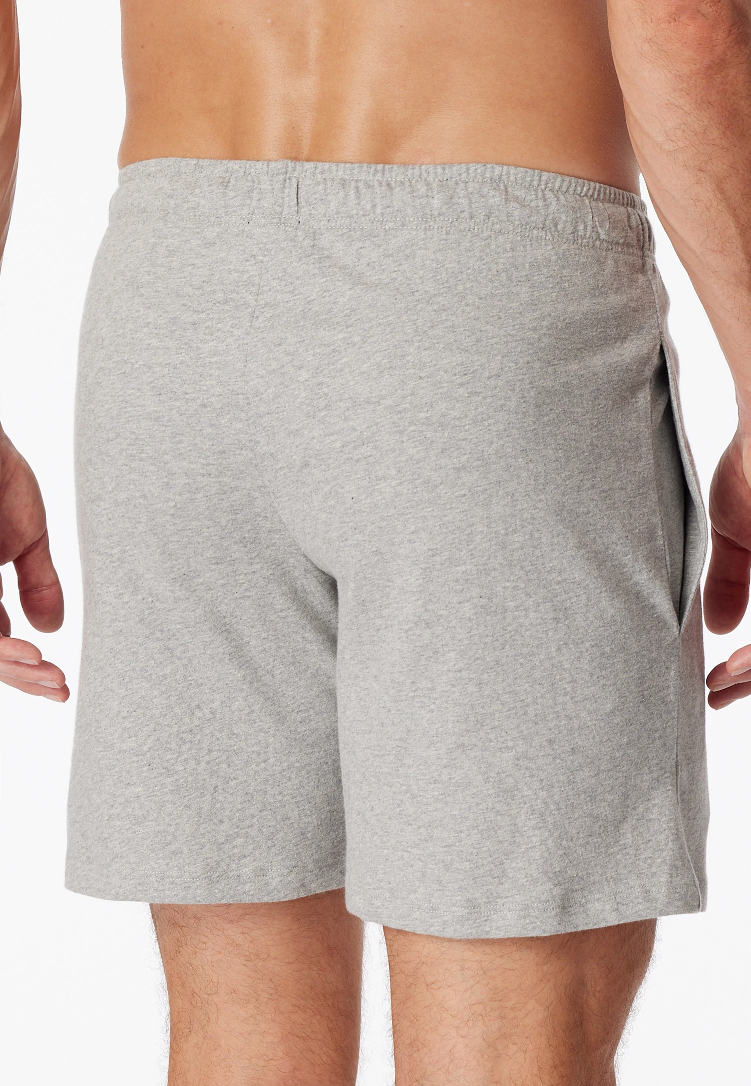 Schiesser Long Boxer Jersey Dark Heather Gray - Mix & Relax Cotton 2 Schiesser Long Boxer Jersey Dark Heather Gray - Mix & Relax Cotton - Image 2