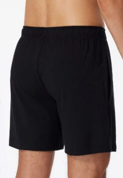 Schiesser Long Boxers Jersey Black - Mix & Relax 6 Schiesser Long Boxers Jersey Black - Mix & Relax -Uni Style Shop long boxer jersey schwarz mix relax 163848 000 back