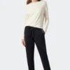 Schiesser Lounge Pants Long/extra-long Modal Piping Black - Mix & Relax