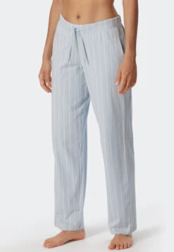 Schiesser Lounge Pants Long Jersey Stripes Air - Mix & Relax -Uni Style Shop loungehose lang jersey streifen air mix relax 179271 802 detail2