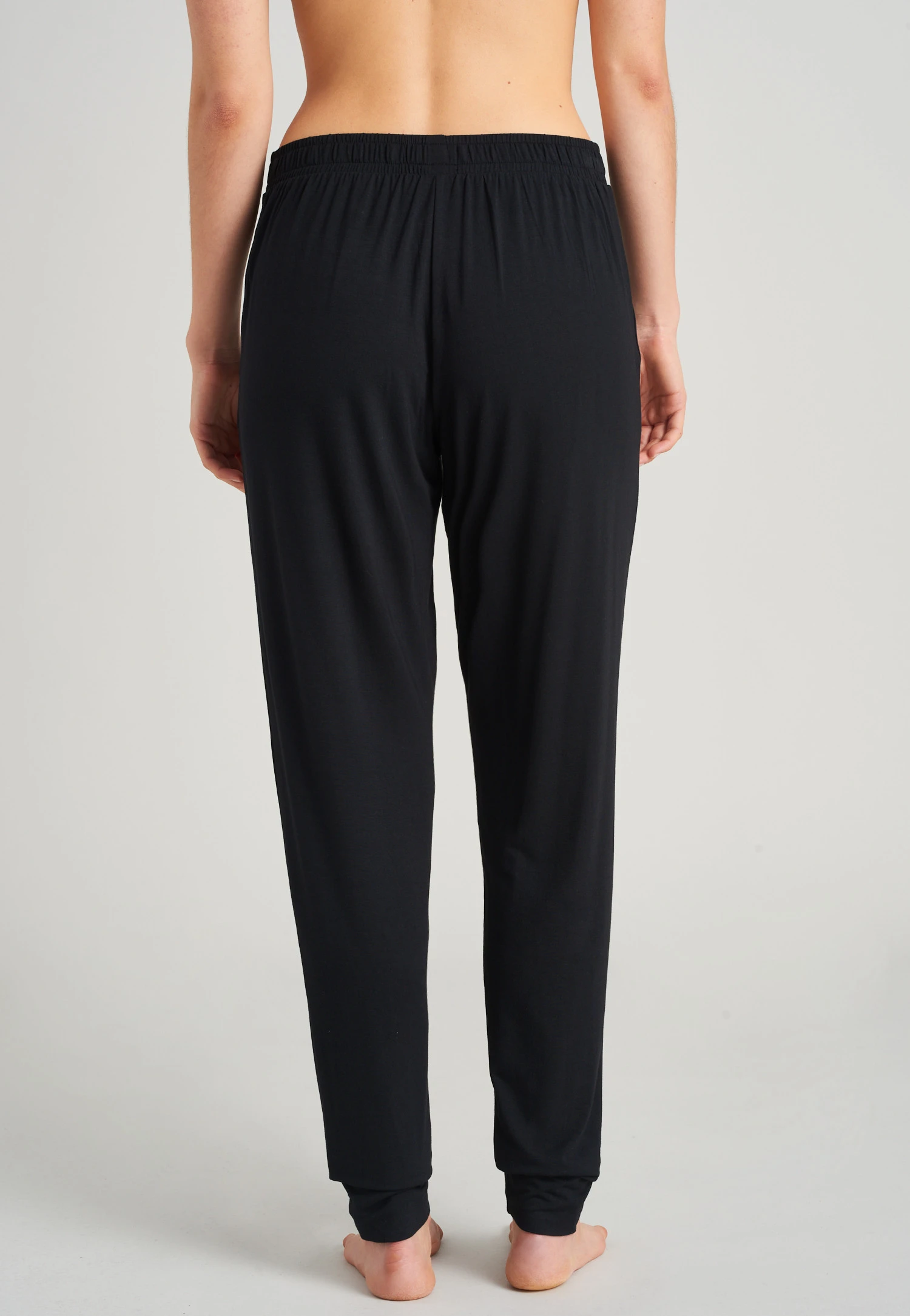 Schiesser Lounge Pants Long Modal Cuffs Black - Mix + Relax 2 Schiesser Lounge Pants Long Modal Cuffs Black - Mix + Relax - Image 2