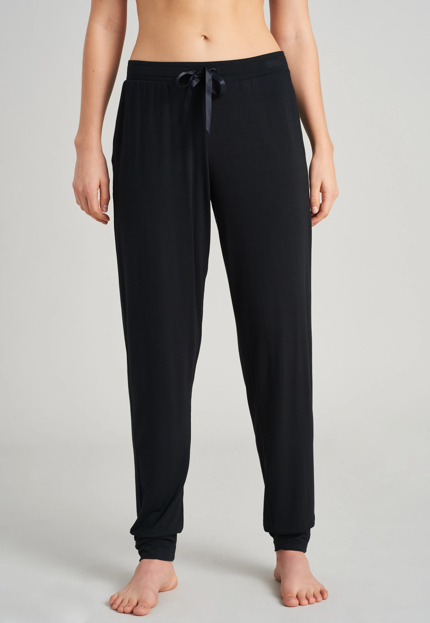 Schiesser Lounge Pants Long Modal Cuffs Black - Mix + Relax 5 Schiesser Lounge Pants Long Modal Cuffs Black - Mix + Relax - Image 5