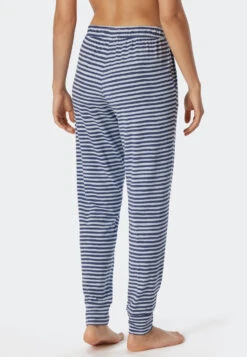 Schiesser Lounge Pants Long Modal Cuffs Black - Mix + Relax