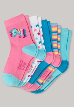 Schiesser Girls Socks 5-pack Multi-color - Einhorn