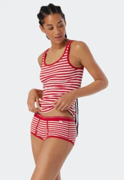 Schiesser Boyshorts Red - Revival Greta -Uni Style Shop micro pant rot revival greta 1 179199 500 front