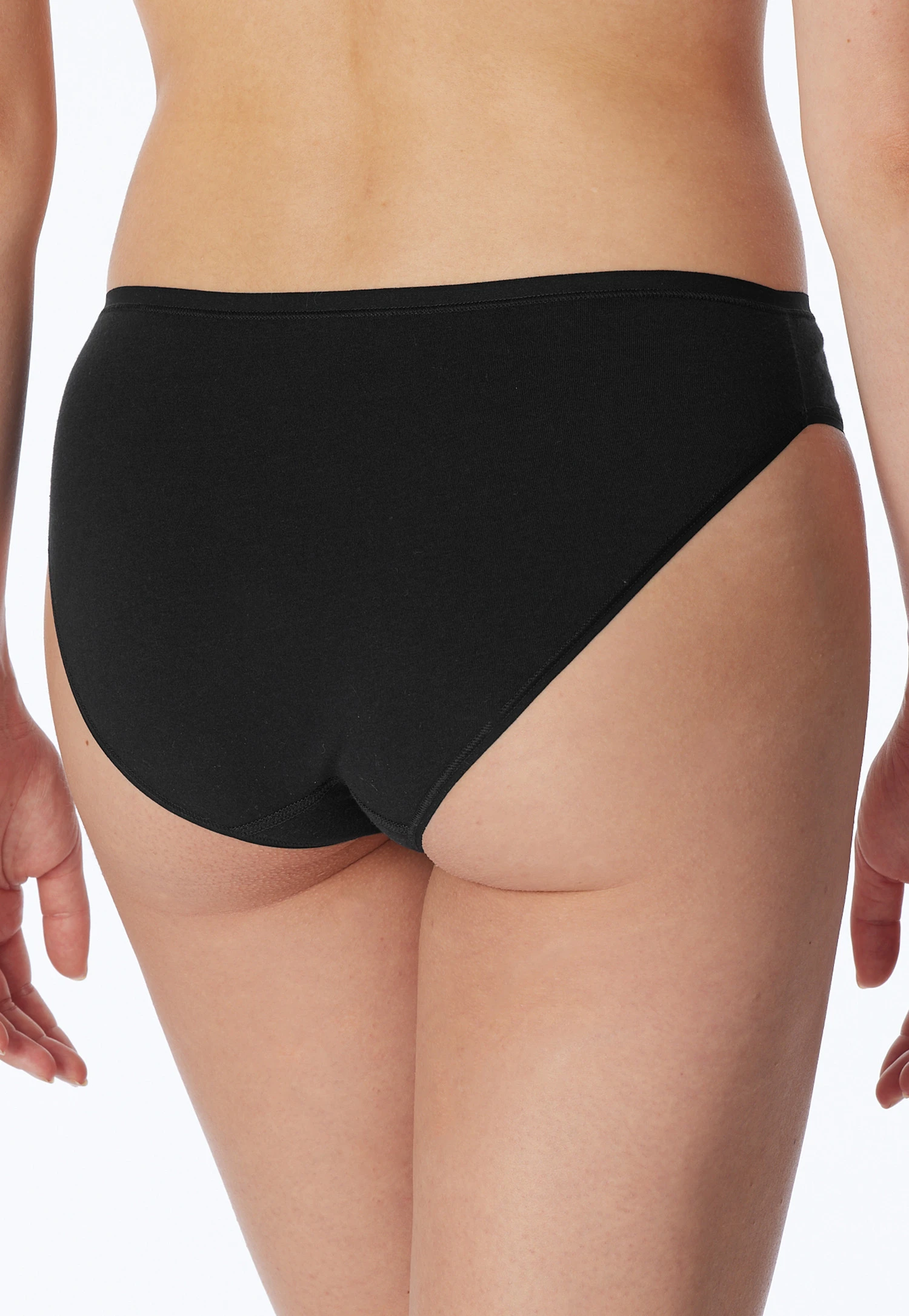 Schiesser Mini Panty 2-pack Organic Cotton Black - 95/5 1 Schiesser Mini Panty 2-pack Organic Cotton Black - 95/5