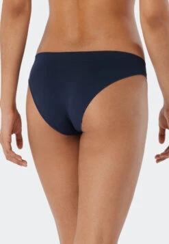 Schiesser Mini Panties Seamless Matt Dark Blue - Seamless Light -Uni Style Shop mini slip nahtlos matt dunkelblau seamless light 162921 803 back