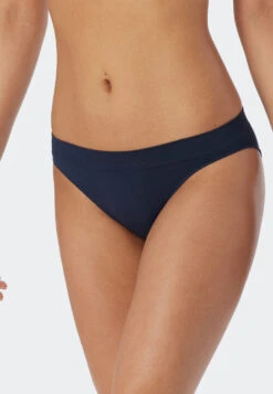 Schiesser Mini Panties Seamless Matt Dark Blue - Seamless Light -Uni Style Shop mini slip nahtlos matt dunkelblau seamless light 162921 803 detail2