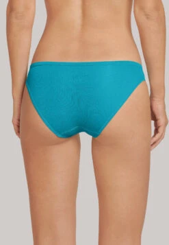 Schiesser Mini-panties 2-pack Ultra-lightweight Turquoise/black - Active Mesh Light