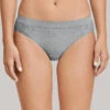 Schiesser Bikini Ultralight Seamless Waistband Silver-gray - Active Mesh Light