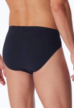 Schiesser Blue-black Rio Briefs - "Long Life Soft" -Uni Style Shop rio slip blauschwarz long life soft 1 155631 001 back