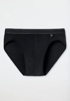 Schiesser Bikini Briefs, Microfiber, Black - Nachtschwärmer