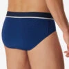 Schiesser Rio Briefs 3-pack Organic Cotton Woven Elastic Waistband Blue / Black - 95/5