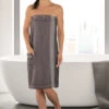 Sauna Towel Snaps Anthracite - SCHIESSER Home