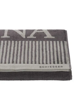 Sauna Towel 75x200 Anthracite - SCHIESSER Home -Uni Style Shop saunatuch 75x200 anthrazit schiesser home 179857 203 detail2