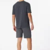 Schiesser Pajamas Short Jersey Gray - Ebony
