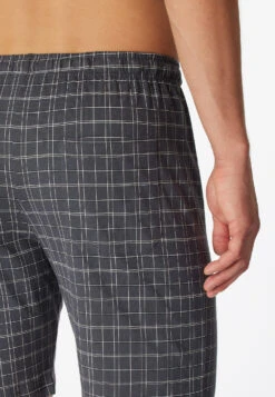 Schiesser Short Pajamas Jersey V-neck Gray - Ebony 8 Schiesser Short Pajamas Jersey V-neck Gray - Ebony -Uni Style Shop schlafanzug kurz jersey v ausschnitt grau ebony 159636 203 detail4