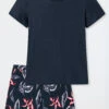 Schiesser Pajamas Short Modal Multicolored - Contemporary Nightwear
