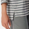 Schiesser Pajamas Long Organic Cotton Breton Stripes Jade - Essential Stripes