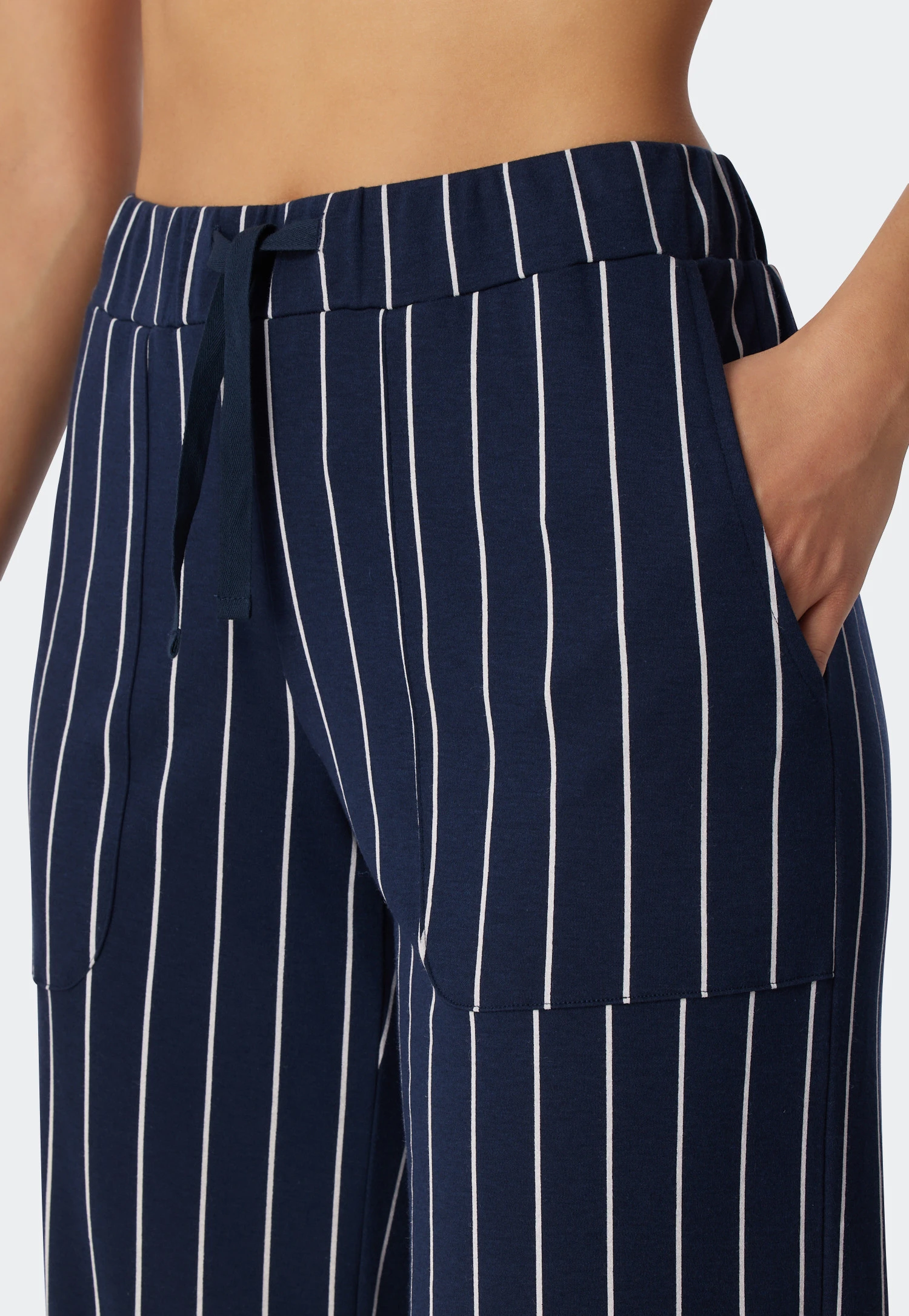 Schiesser Pajamas Long Modal Oversized Shirt Dark Blue - Modern Nightwear 1 Schiesser Pajamas Long Modal Oversized Shirt Dark Blue - Modern Nightwear