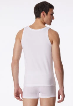 Schiesser Sleeveless Shirt White - Long Life Soft