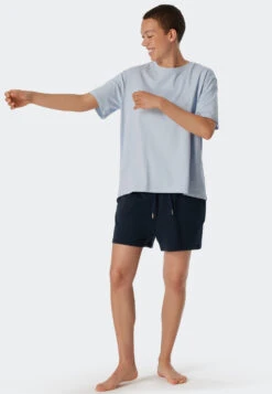 Schiesser Shirt Short-sleeved Air - Mix & Relax -Uni Style Shop shirt kurzarm air mix relax 179267 802 front