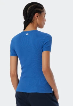 Schiesser Shirt Short-sleeved Atlantic Blue - Revival Greta