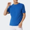 Schiesser Shirt Short-sleeved Atlantic Blue - Revival Hannes