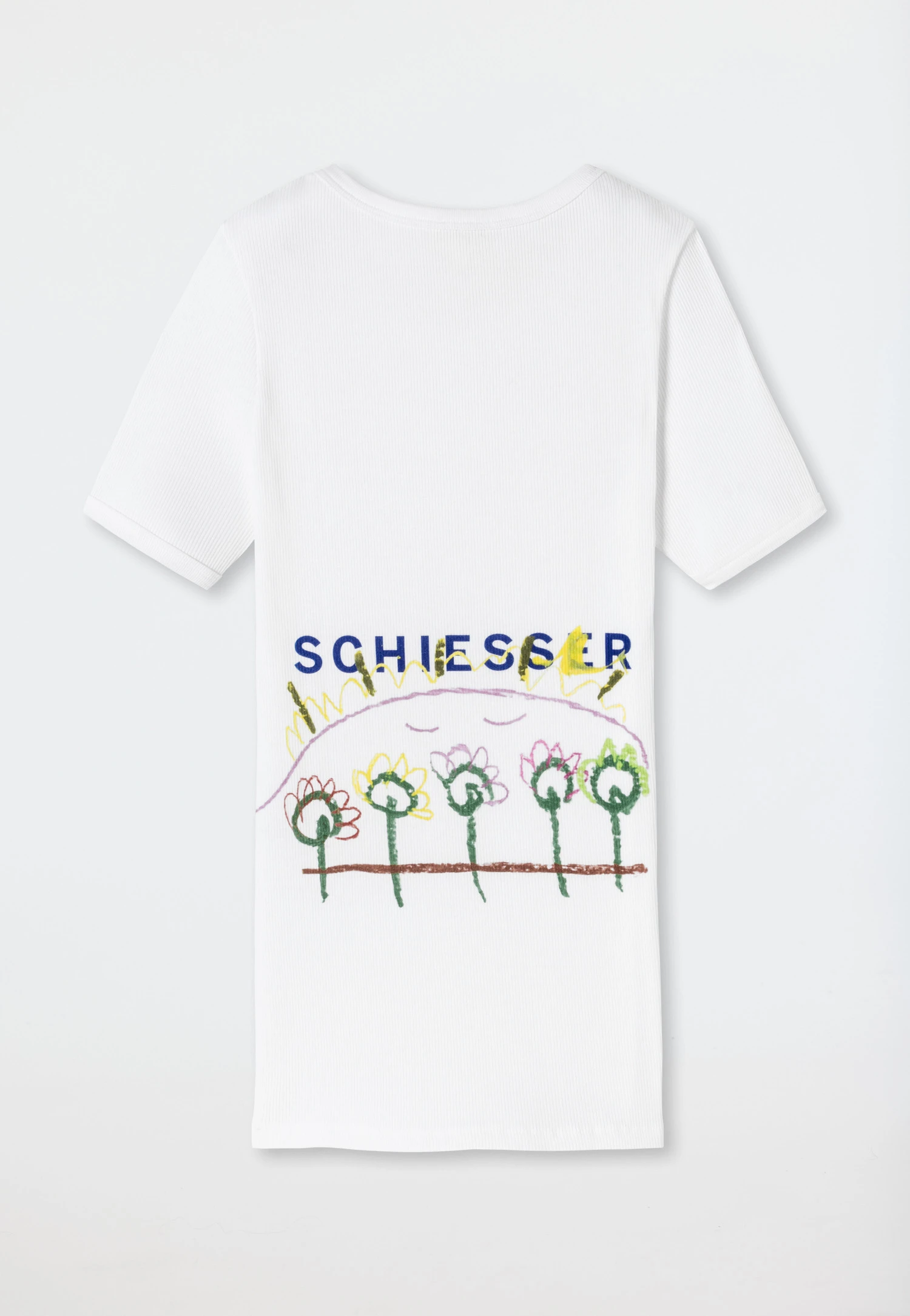Schiesser Shirt Short-sleeved Double Rib White - Art Edition By Noah Becker 5 Schiesser Shirt Short-sleeved Double Rib White - Art Edition By Noah Becker - Image 5
