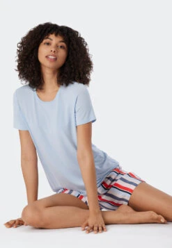 Schiesser Shirt Short-sleeved Modal Air - Mix+Relax