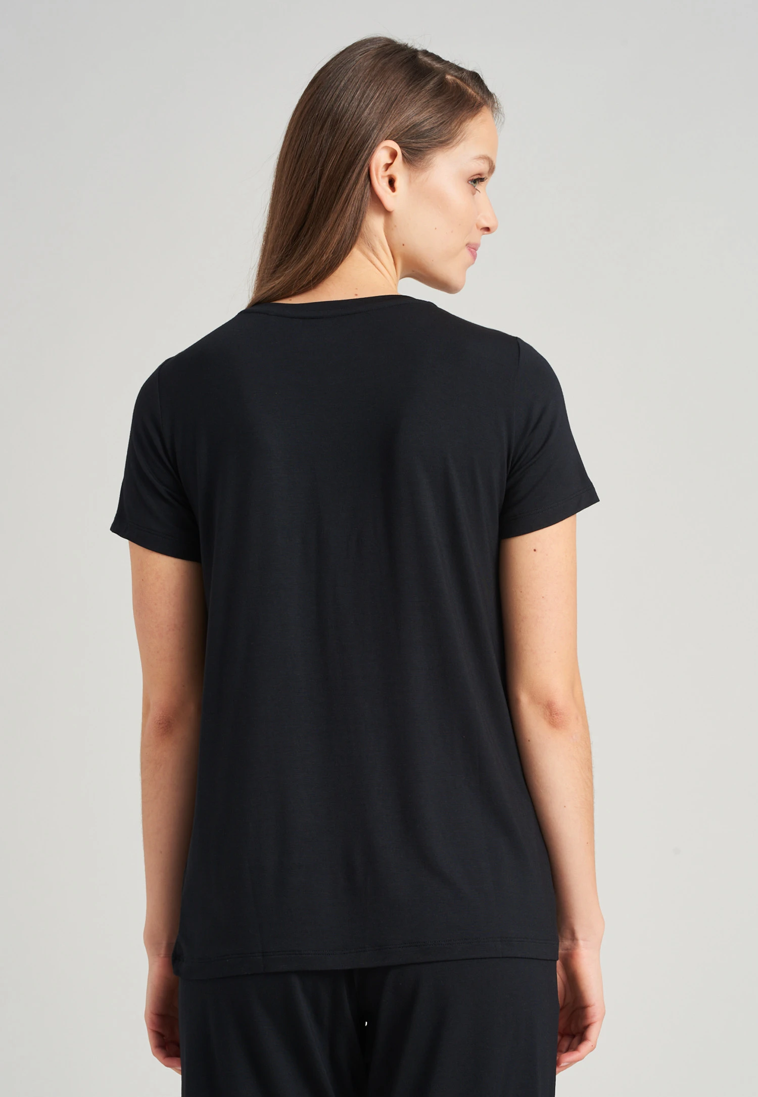Schiesser Short-sleeved Shirt Modal Black - Mix + Relax 3 Schiesser Short-sleeved Shirt Modal Black - Mix + Relax - Image 3