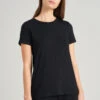 Schiesser Short-sleeved Shirt Modal Black - Mix + Relax